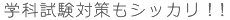 学科試験対策もシッカリ!